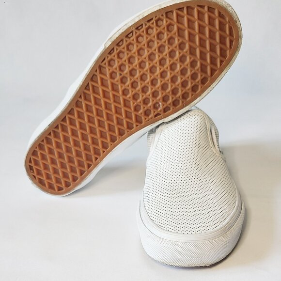 VANS Slip-On Perf Leather Shoe - Picture 2 of 4